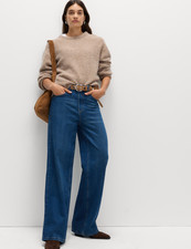 M&S Alpaca Blend Textured Relaxed Fit Jumper,Size Medium,RRP £50.00,In Shops Now