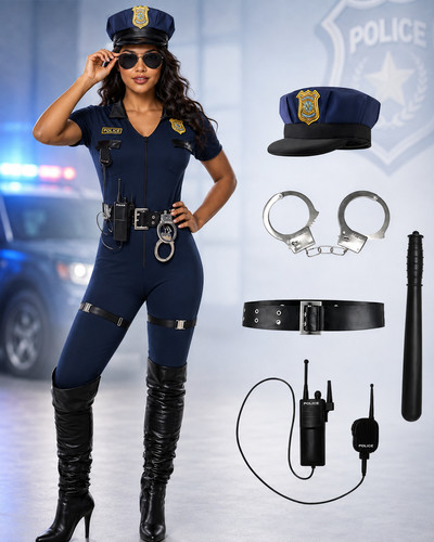 Womens sexy police costume - sexy,