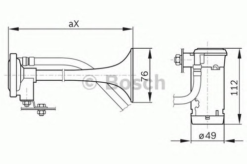 Bosch air horn - air,