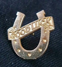 Vintage Gold Good Luck