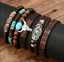 Viking Cow Skull Wing Wood 6