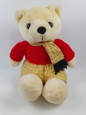Vintage Rupert The Bear Teddy Soft Toy Grove International Sitting 10" 26 cm
