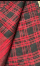 Frangi  Shawl/ scarf  Wrap Wool Check Pattern Tasselled 