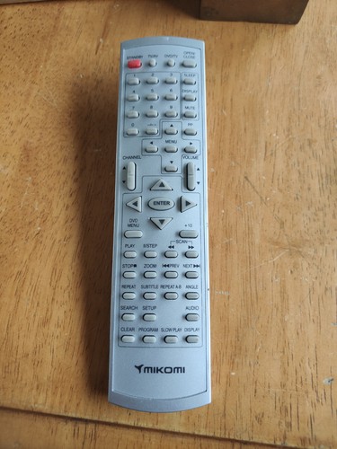 Mikomi dvd combi remote - tv/dvd,
