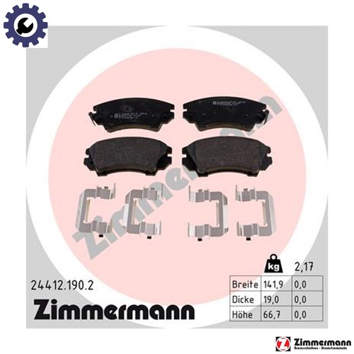 Brake pad set disc - brake,