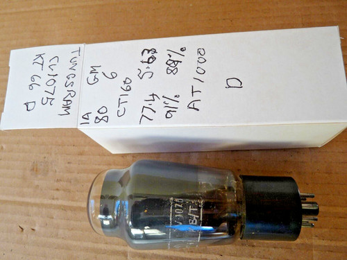 Tungsram cv1075 kt66 used d - cv1075,