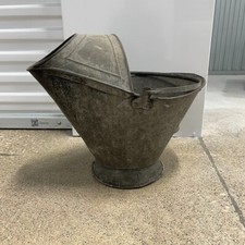 Vintage  Galvanized Coal