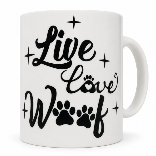 Live love woof - funny, dog