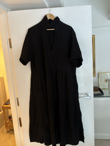 Black summer dress 18 - +, em