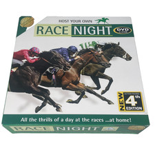 Host Your Own Race Night DVD Horse Racing Game by Cheatwell Used Once Family