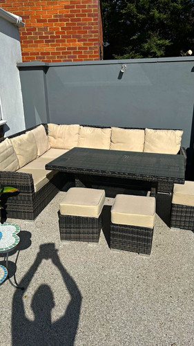 Drown rattan corner sofa set - drown,