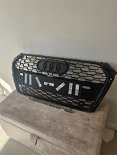 Audi RS4/S4 Front Grill Complete with Quattro Badge and Fixings 2017 - Onwards