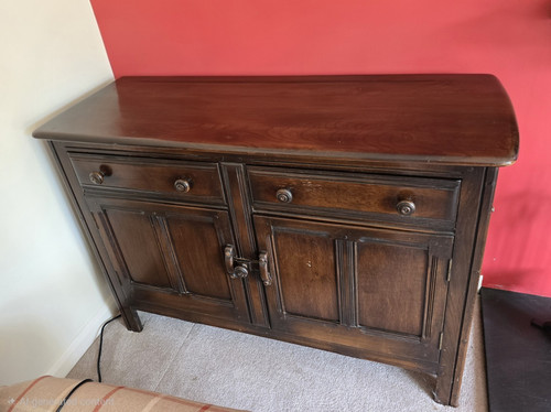 Ercol wood sideboard doors - ercol,
