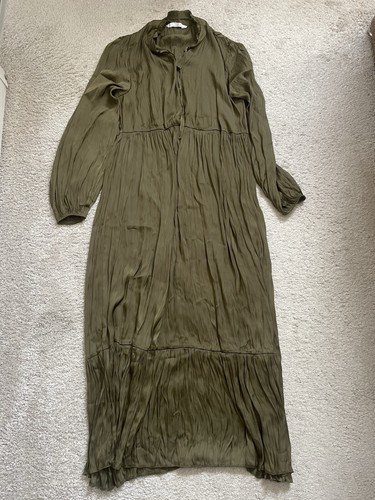 Khaki maxi dress size - size, flowy