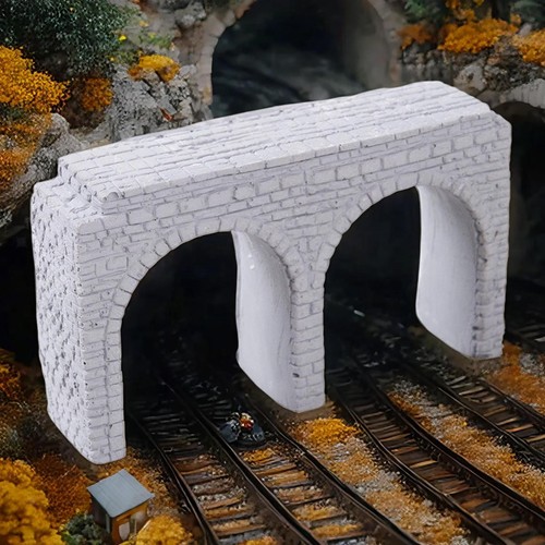 Scale railroad stone tunnel - scale,