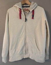 Musto cream zip-up hoodie with