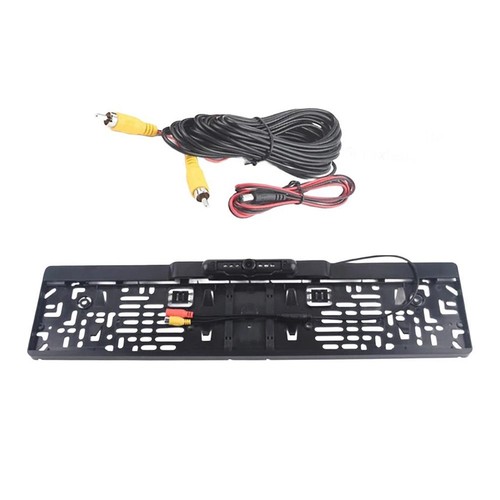 Rear view camera with license - rear,