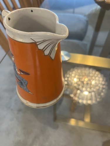 Vintage orange ceramic - vintage,