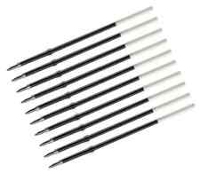 Reception Pen Ballpoint Refills WITH LUGS,Black or Blue Ink 106mm 10, 20, 50,100