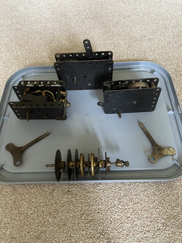 Meccano mixed lot gears - meccano,