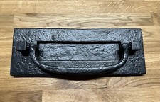 BLACK ANTIQUE CAST IRON POSTAL