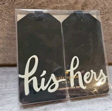 Large Luggage Silicone Baggage Tags Label letter Name Address ID Suitcase  UK