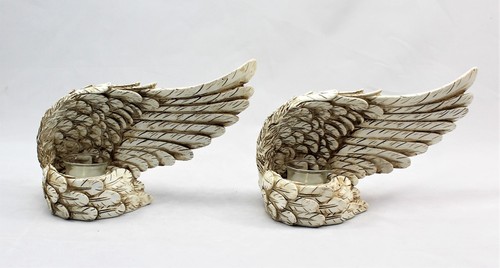 Angel wing pairs candle - wing,