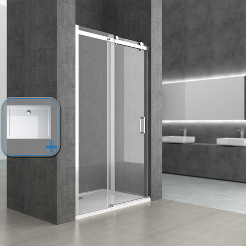 Shower enclosure frameless - shower,