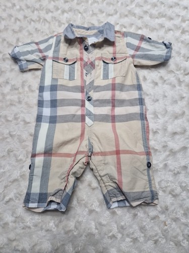 Baby burberry romper sleepsuit - romper,