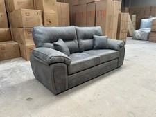 Elephant Grey Large 3 Seater