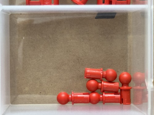Lego parts red technic pin - lego,