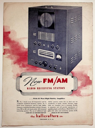 Hallicrafters new radio - new, fm/am