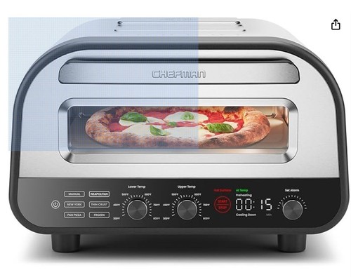 Chefman indoor pizza oven - oven,