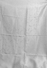 Kirkton House festive silver feather pattern tablecloth 70" x 50"