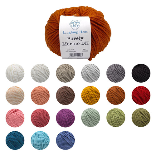 Purely merino yarn - merino, dk
