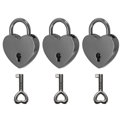 Mini heart lock with - heart,