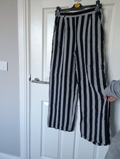 Red Herring black and white striped trousers 