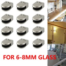 12x glass clamp stainless - 12x,
