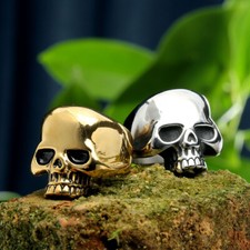Mens Stainless Steel Skull