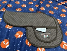 Brown Plain Cotton Sidesaddle