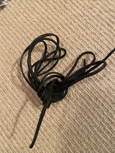 Police leather shoe laces - ex,