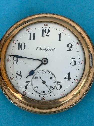 Antique rockford pocket - antique, watch