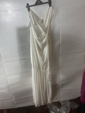 Boohoo White Dress Size 16
