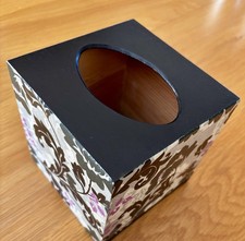 Tissue Box wooden square