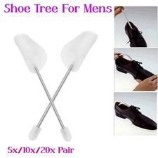 5x 10x 20x Men's Shoe Trees White Plastic Shoe Shapers Maintain Shoe Shape