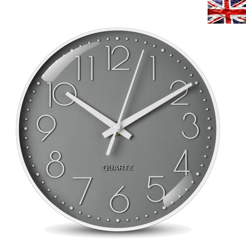 Modern inch round wall clock - inch,