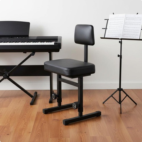 Adjustable piano stool with - adjustable,