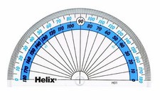 Helix 180 Degree Protractor