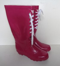Ladies New Pink Wellies Womens