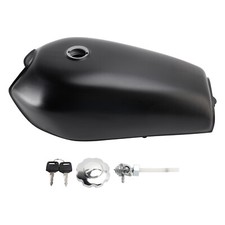 9LT BLACK FUEL TANK FOR HONDA CG 125 CB 125 S CAFE RACER BOBBER H7